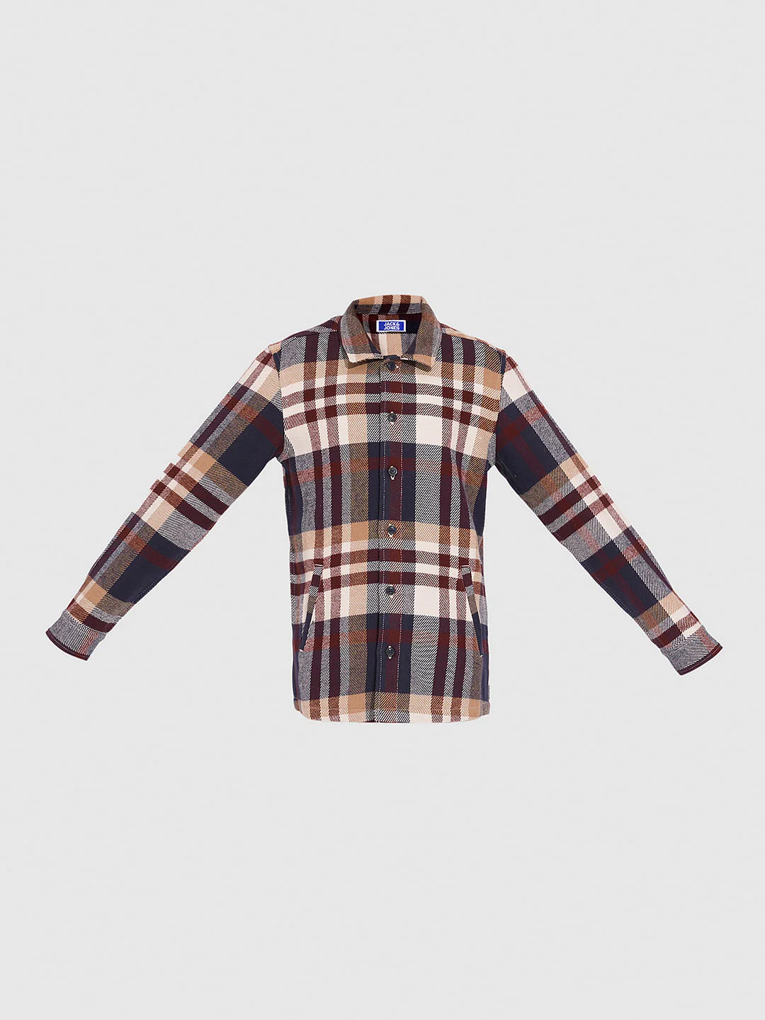 Boys Brown Check Shacket - Image 7
