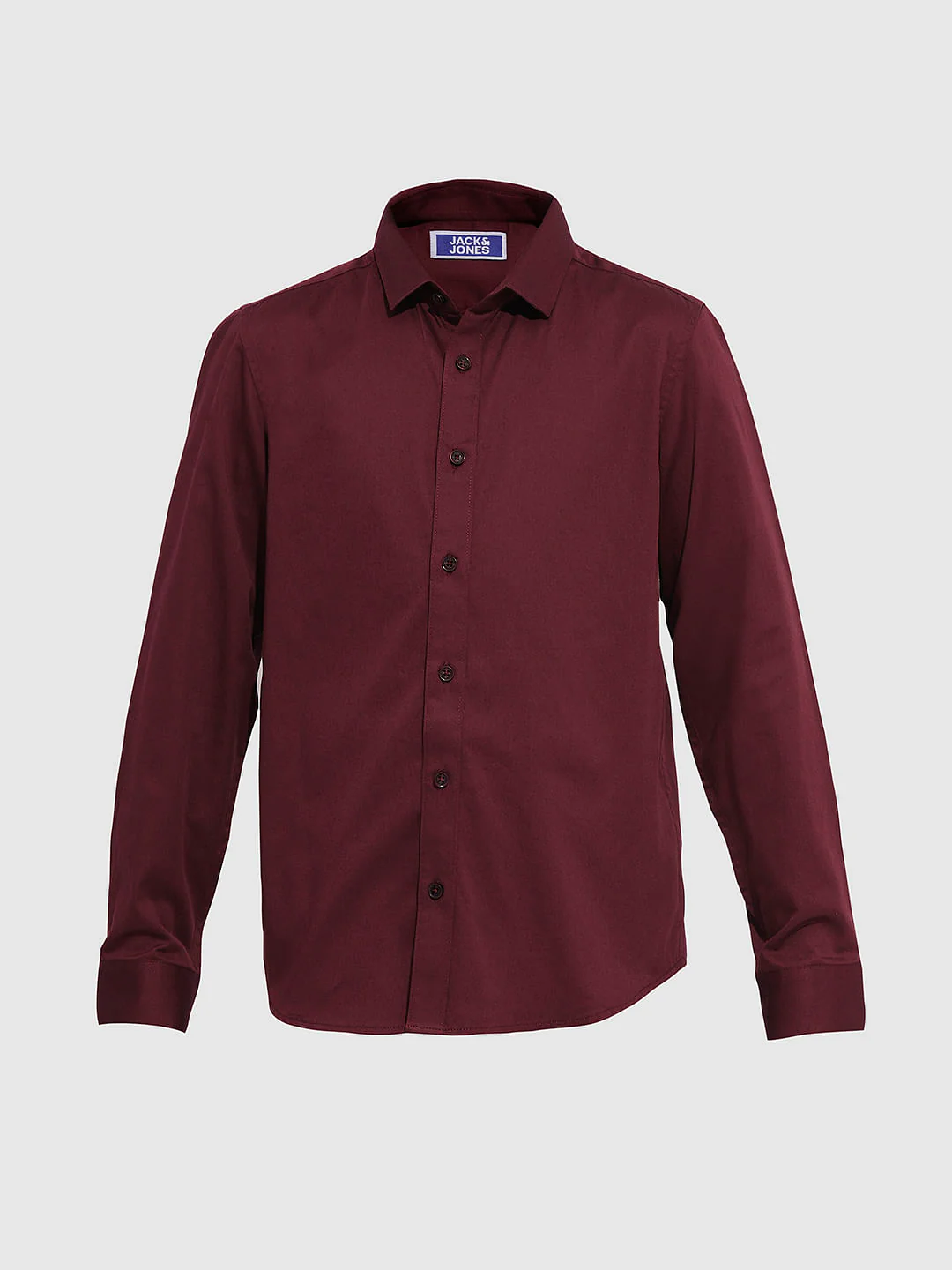 Boys Maroon Full Sleeves Shirt - Image 7