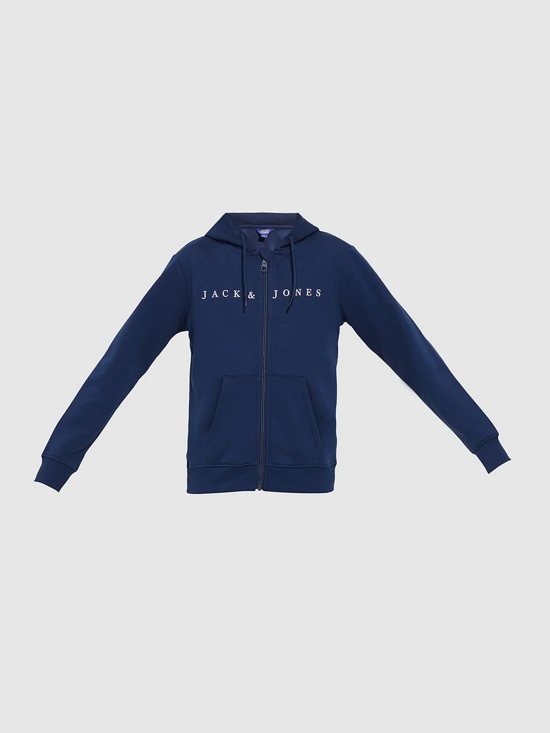 Navy Blue Hooded Co-ord Set Sweatshirt - Image 7