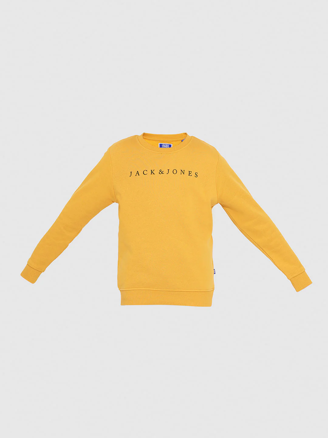 Boys Yellow Logo Print Sweatshirt - Image 7