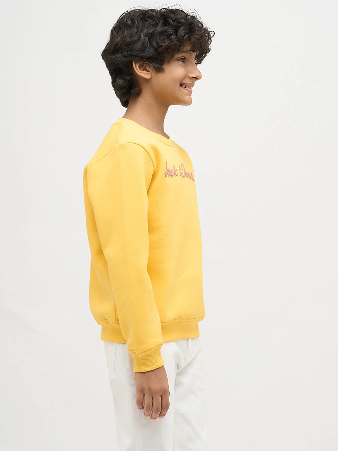 Boys Logo Text Sweatshirt - Image 3