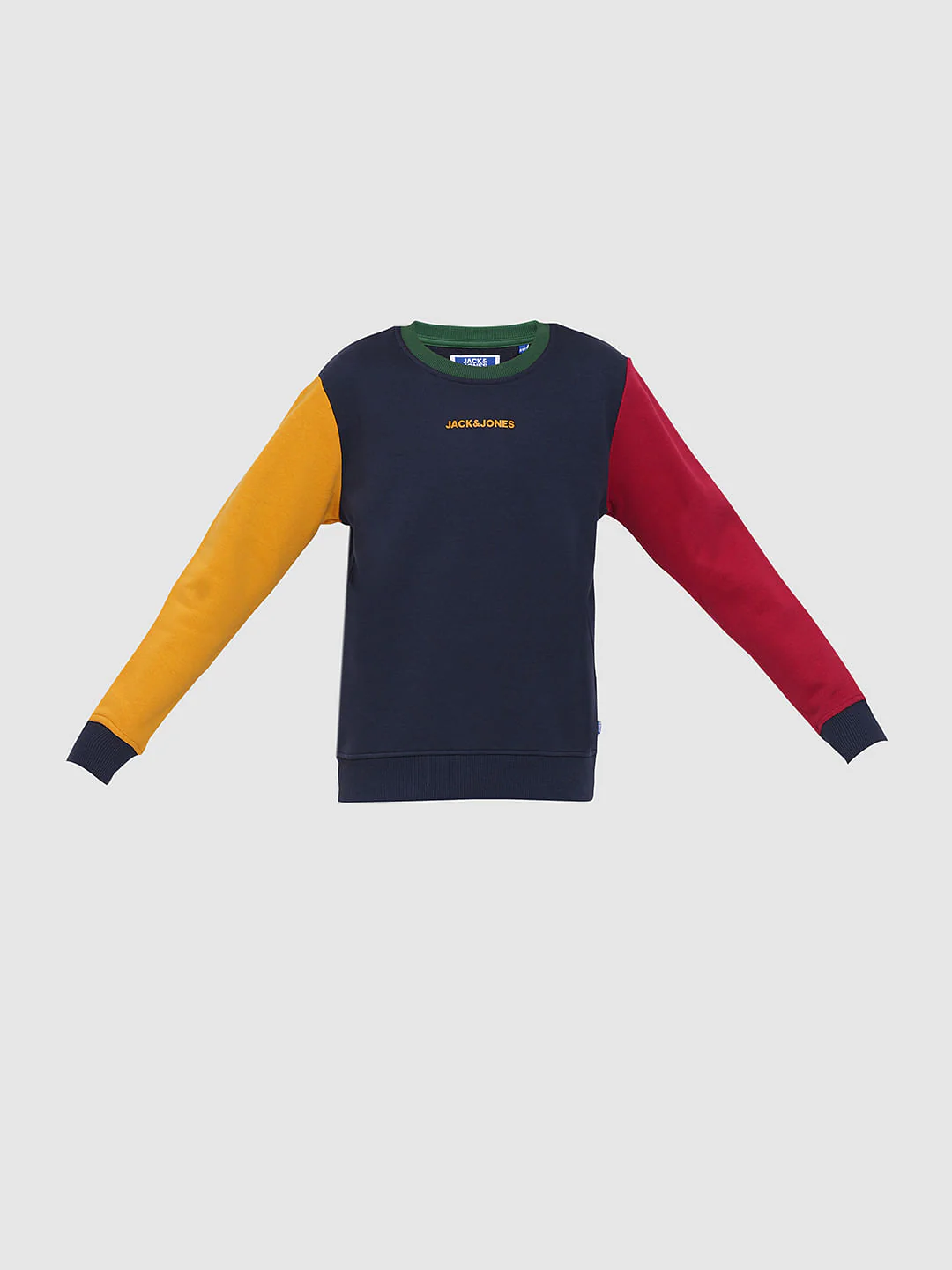 Boys Blue Colourblocked Sweatshirt - Image 7