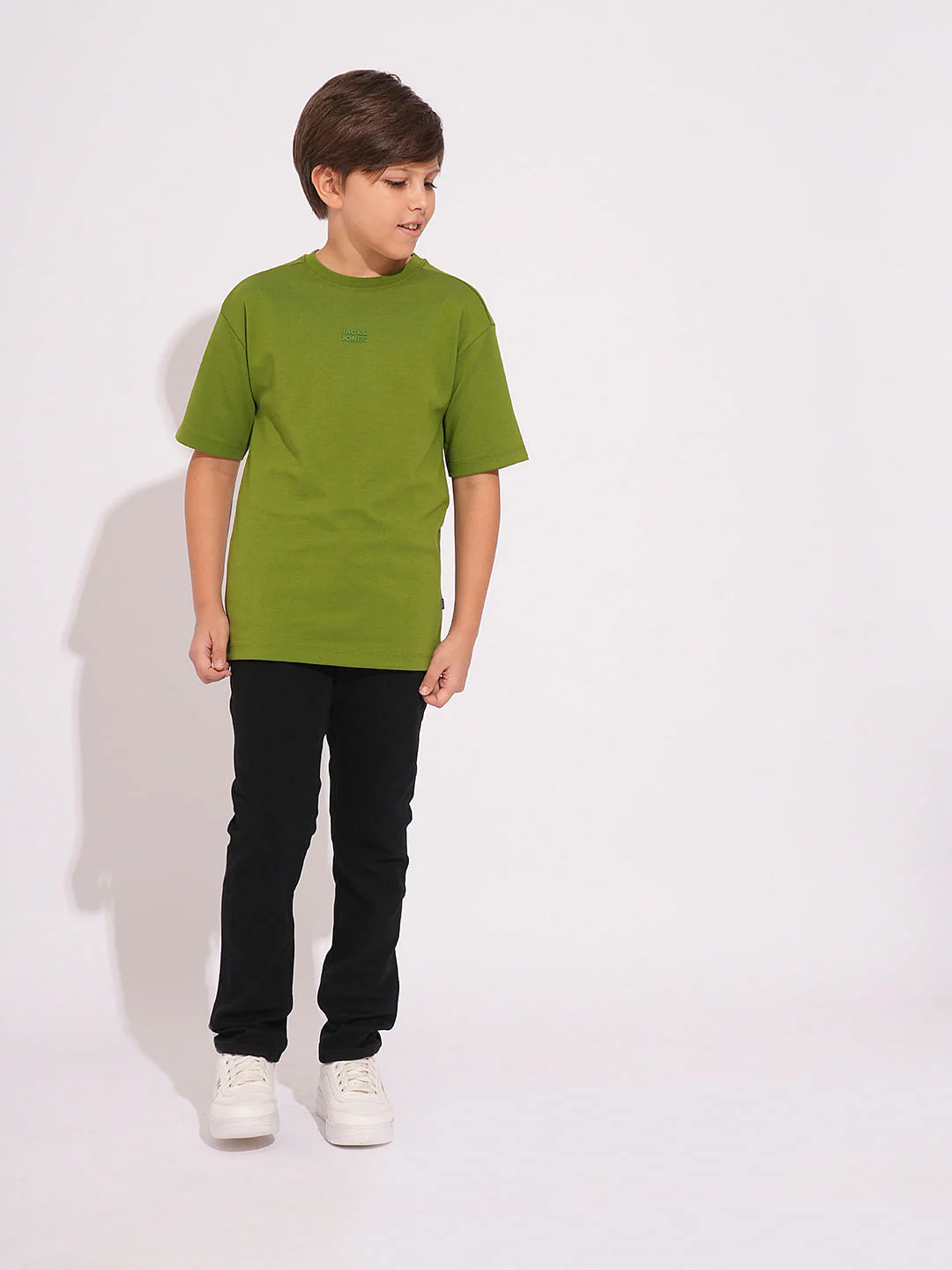 Green Cotton T-shirt - Image 5
