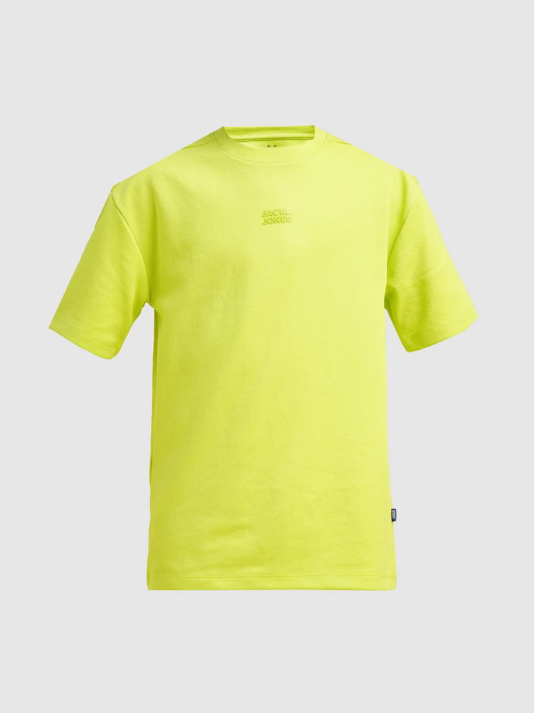 Boys Neon Green Logo Print Oversized T-shirt - Image 7