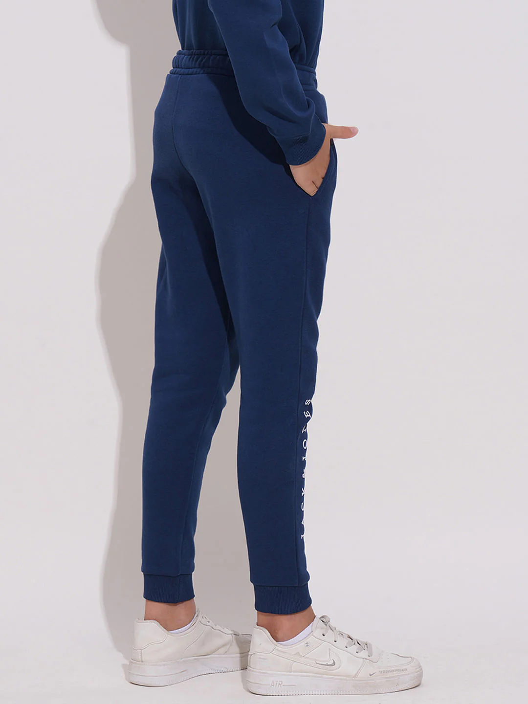 Boys Blue Co-ord Set Joggers - Image 4