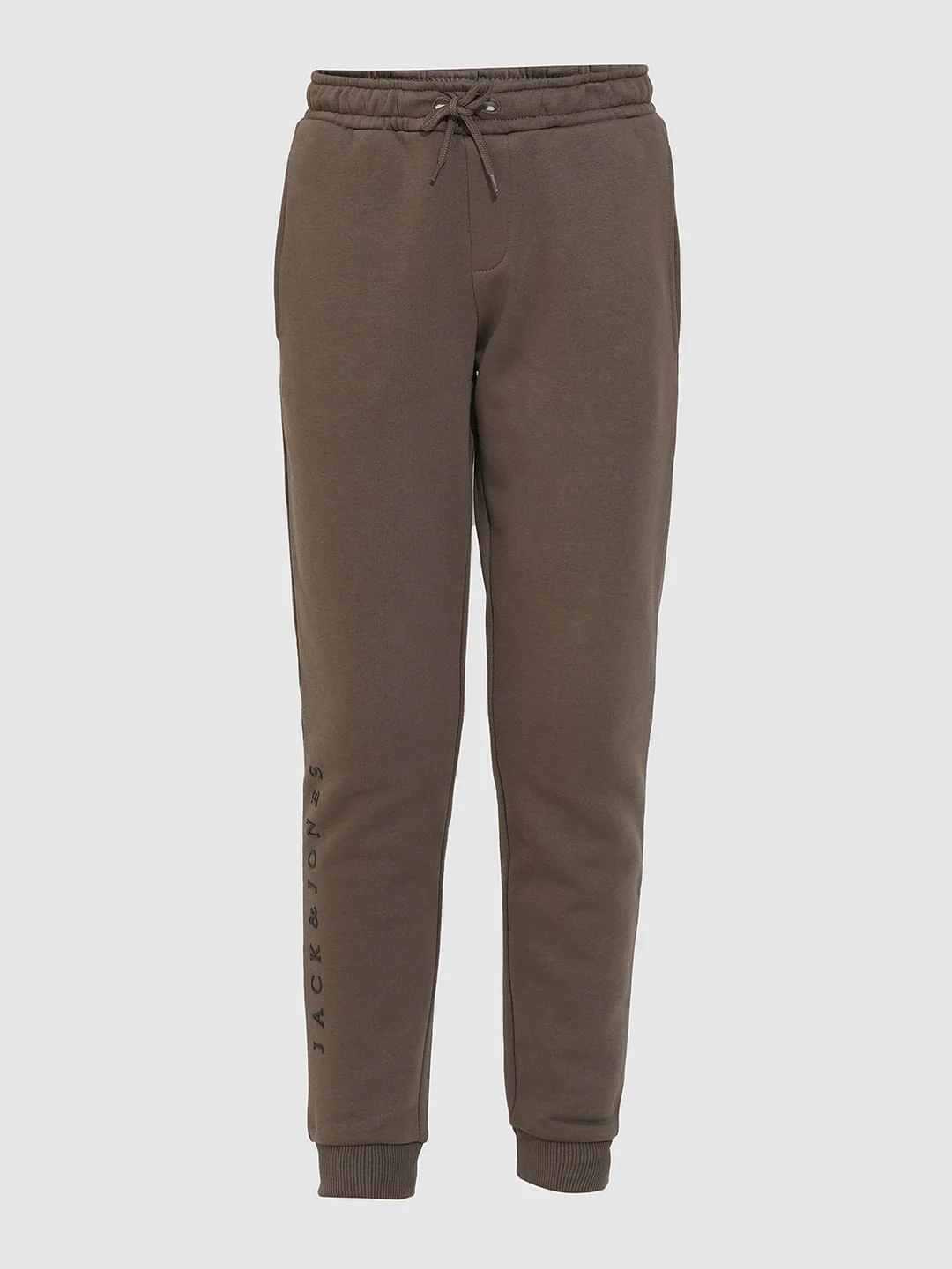 Boys Dark Brown Co-ord Set Joggers - Image 7