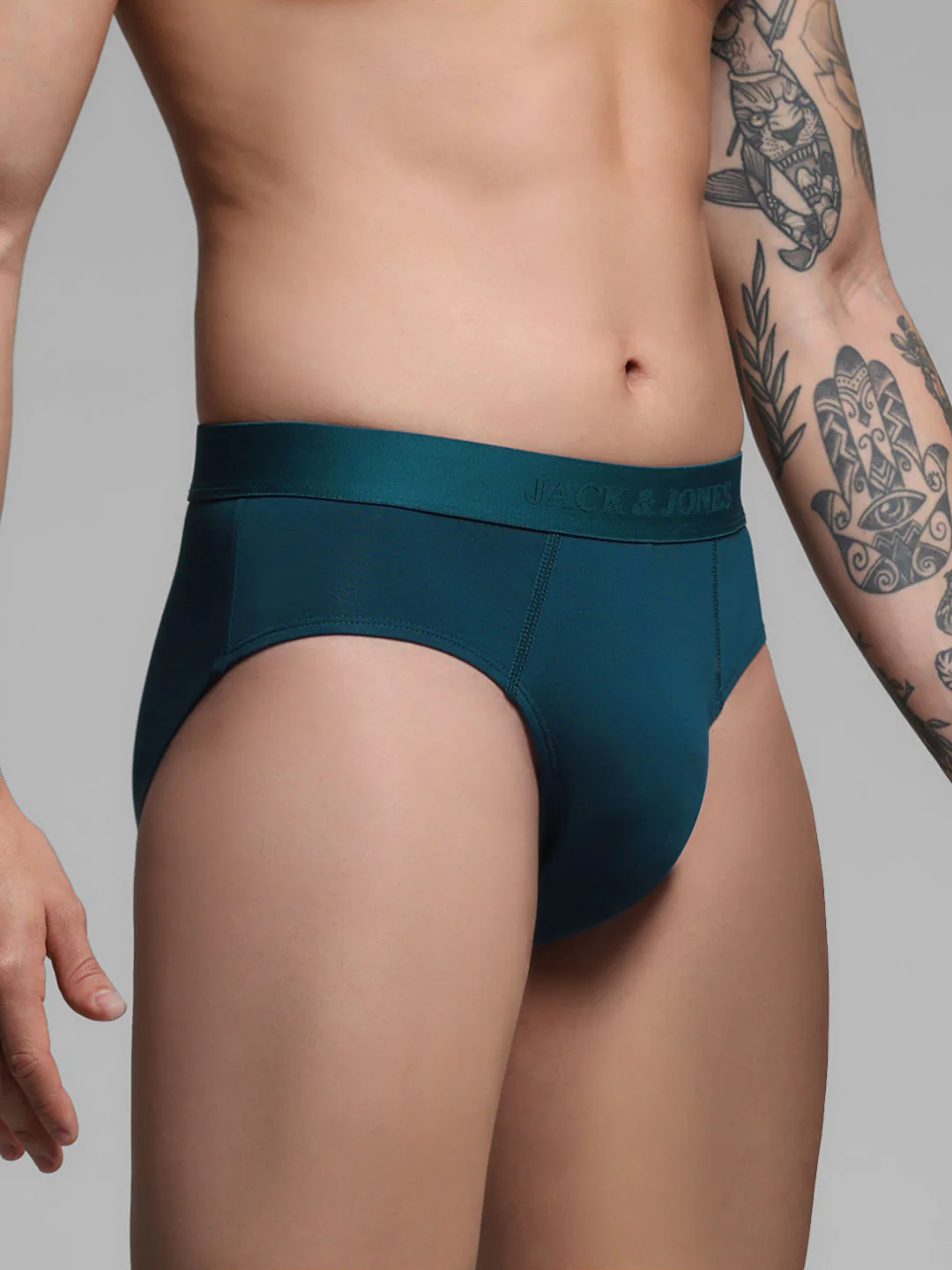Teal Blue Supima Cotton Briefs - Image 2