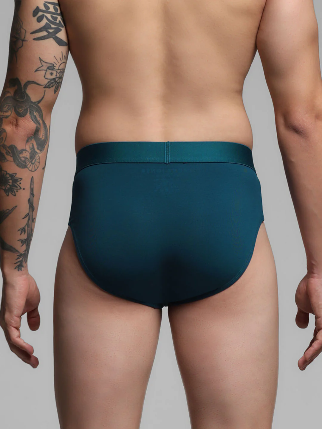 Teal Blue Supima Cotton Briefs - Image 3