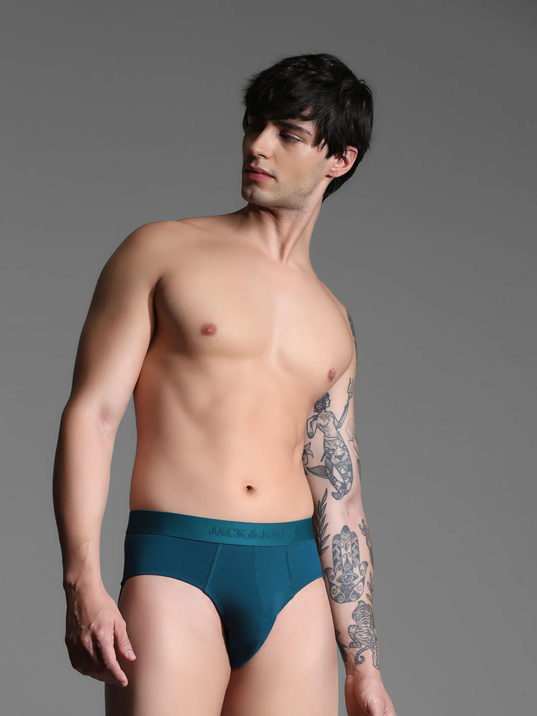 Teal Blue Supima Cotton Briefs - Image 5