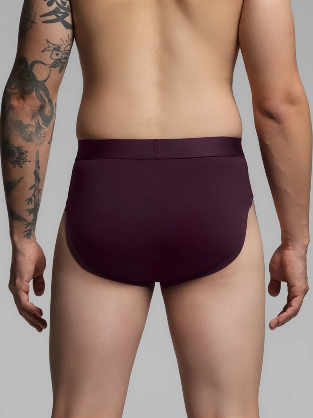 Dark Purple Supima Cotton Briefs - Image 3