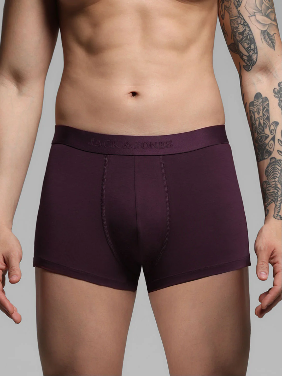 Dark Purple Supima Cotton Trunks