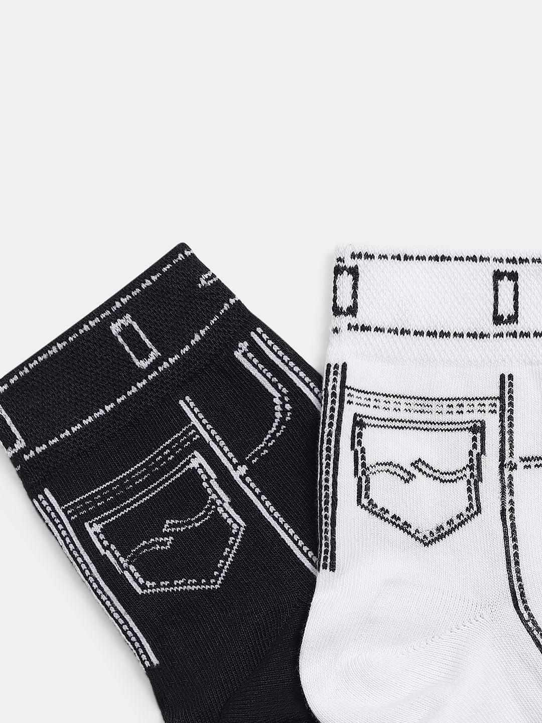 Pack Of 2 Mid Length Socks - Image 2