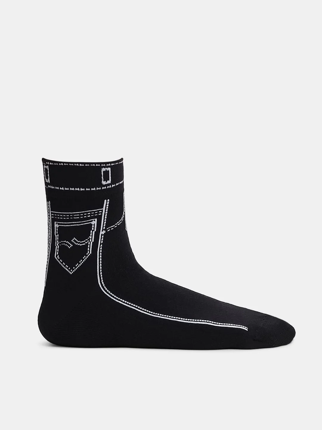 Pack Of 2 Mid Length Socks - Image 4