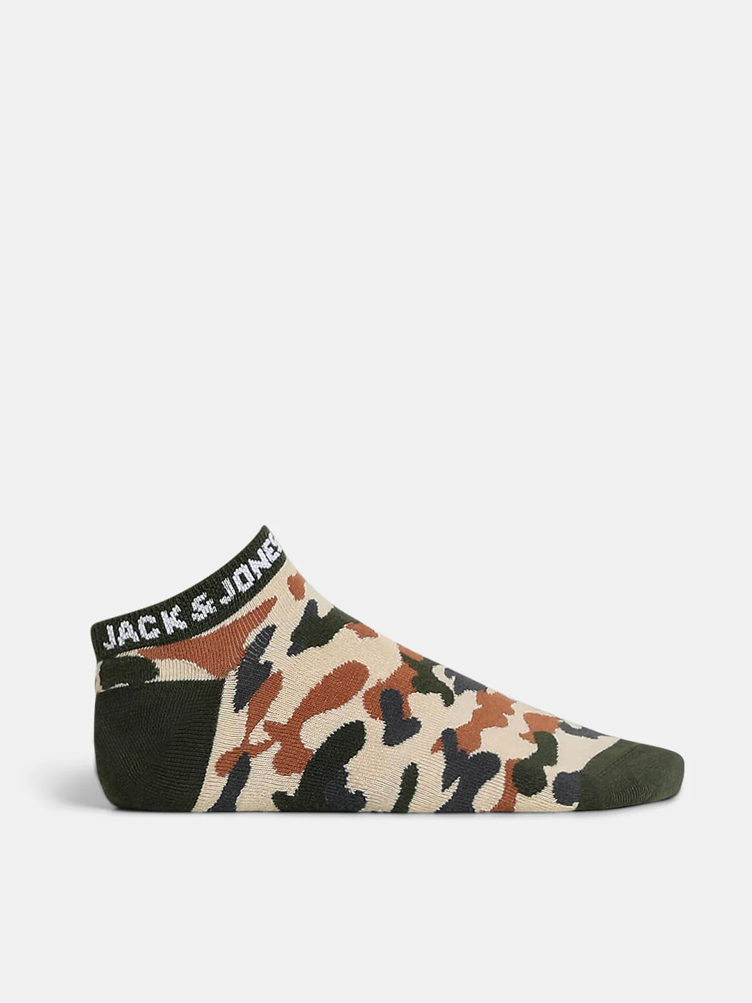 Pack Of 2 Camo Print Ankle Length Socks - Image 4