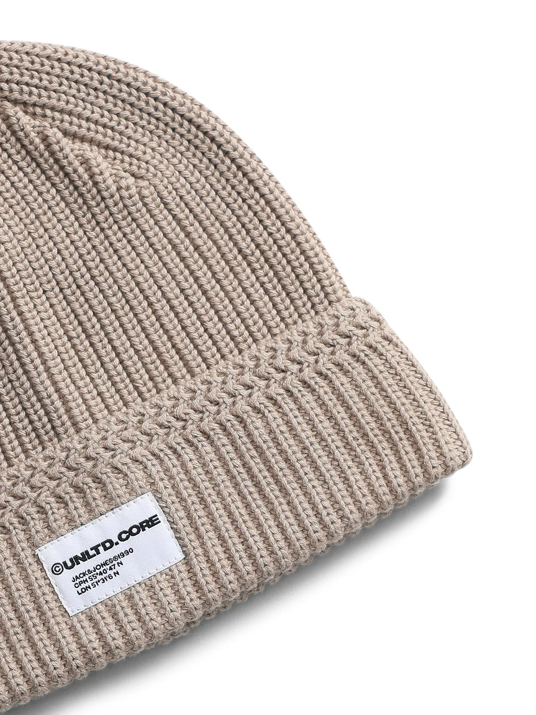 Light Brown Organic Cotton Beanie - Image 3