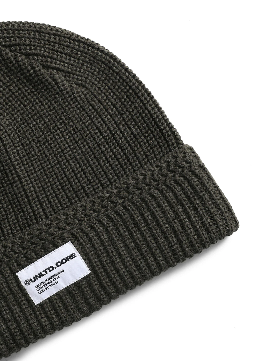 Dark Green Organic Cotton Beanie - Image 3