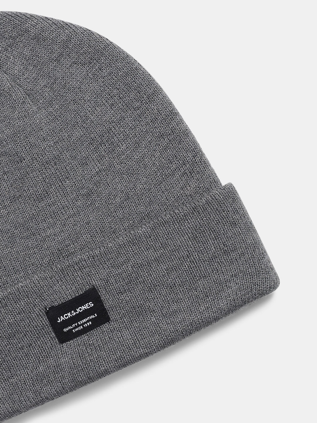 Grey Melange Beanie - Image 3