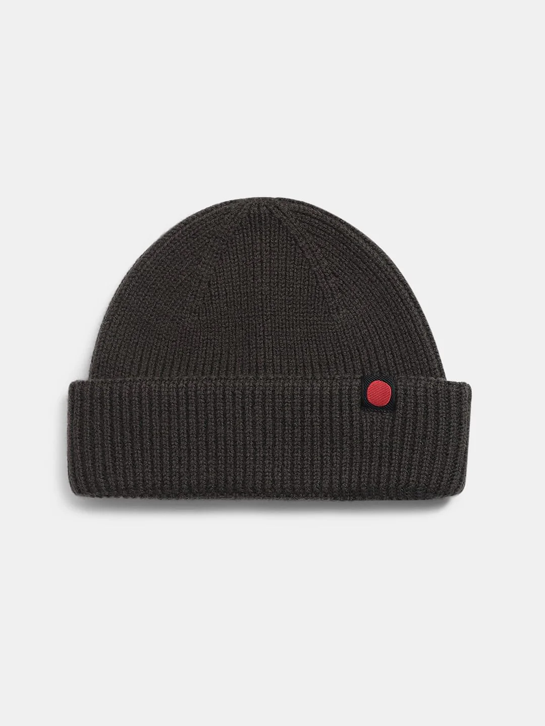 Dark Brown Short Beanie