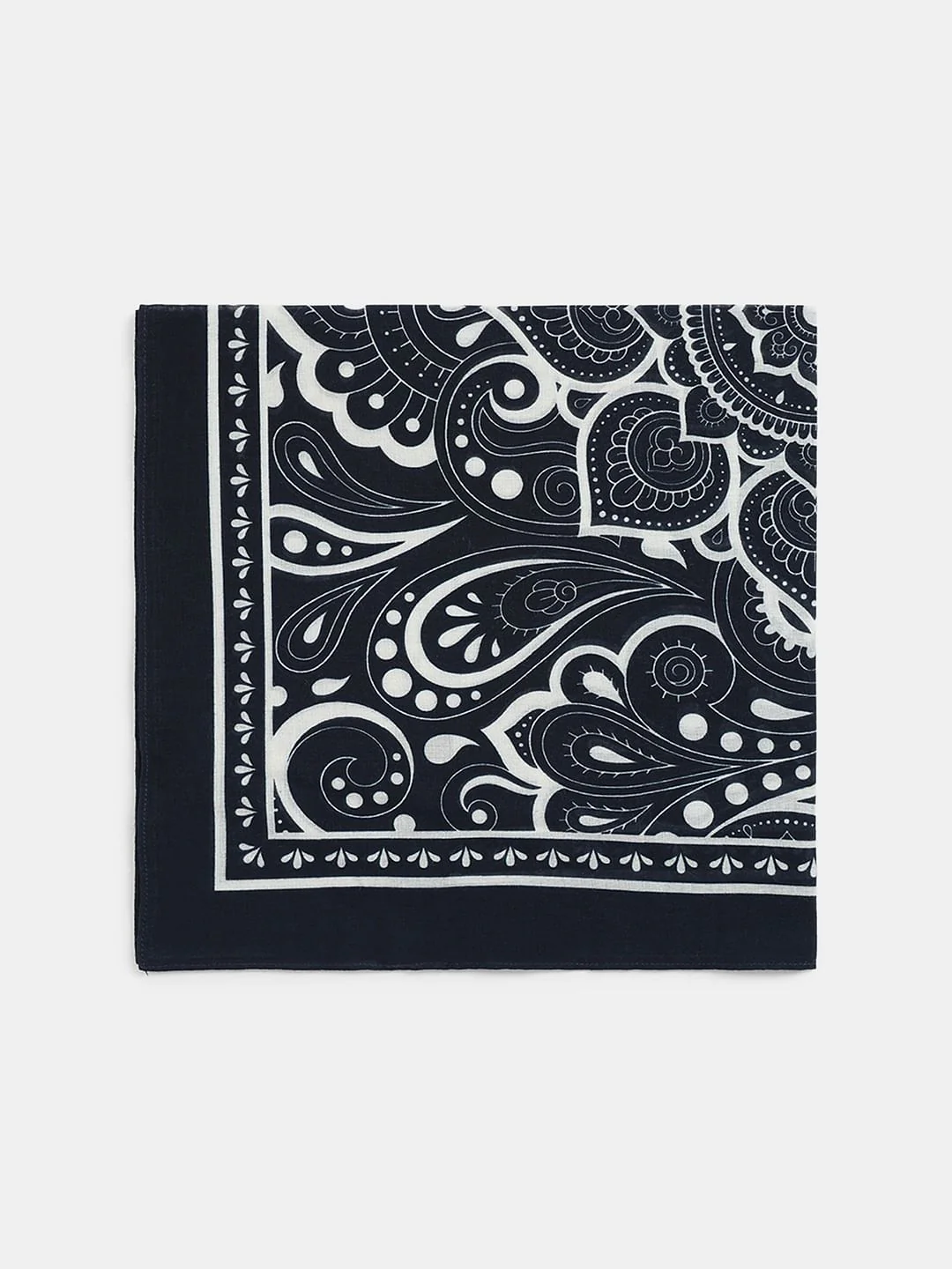 Blue Printed Scarf