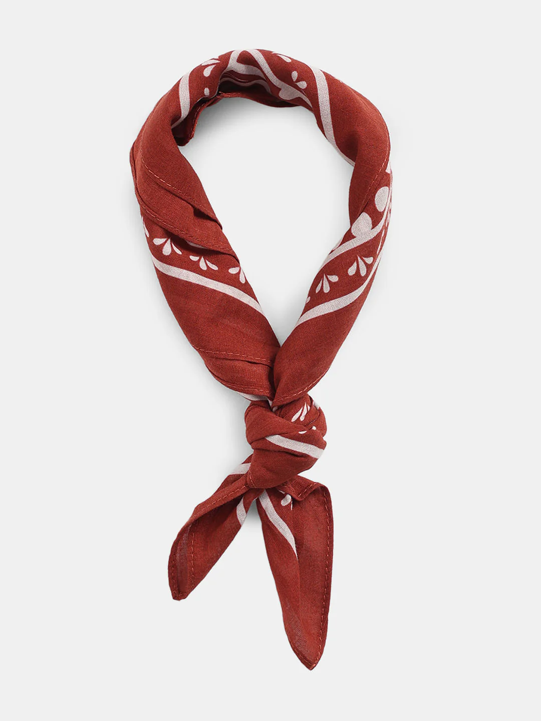 Red Printed Scarf - Image 2