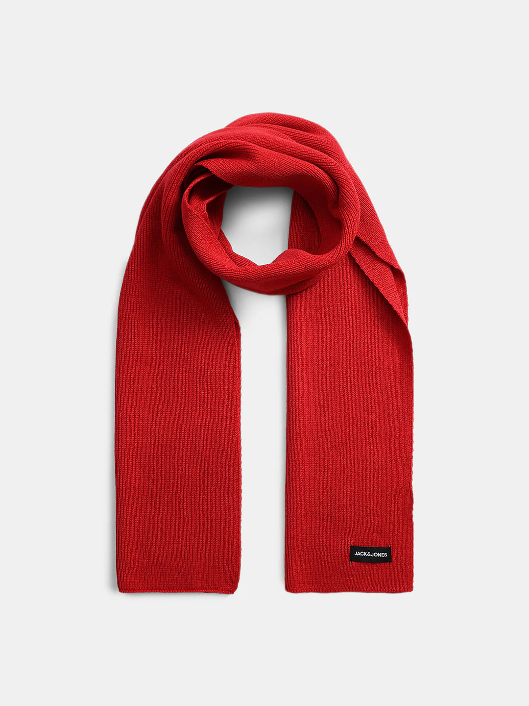 Red Knitted Scarf - Image 2