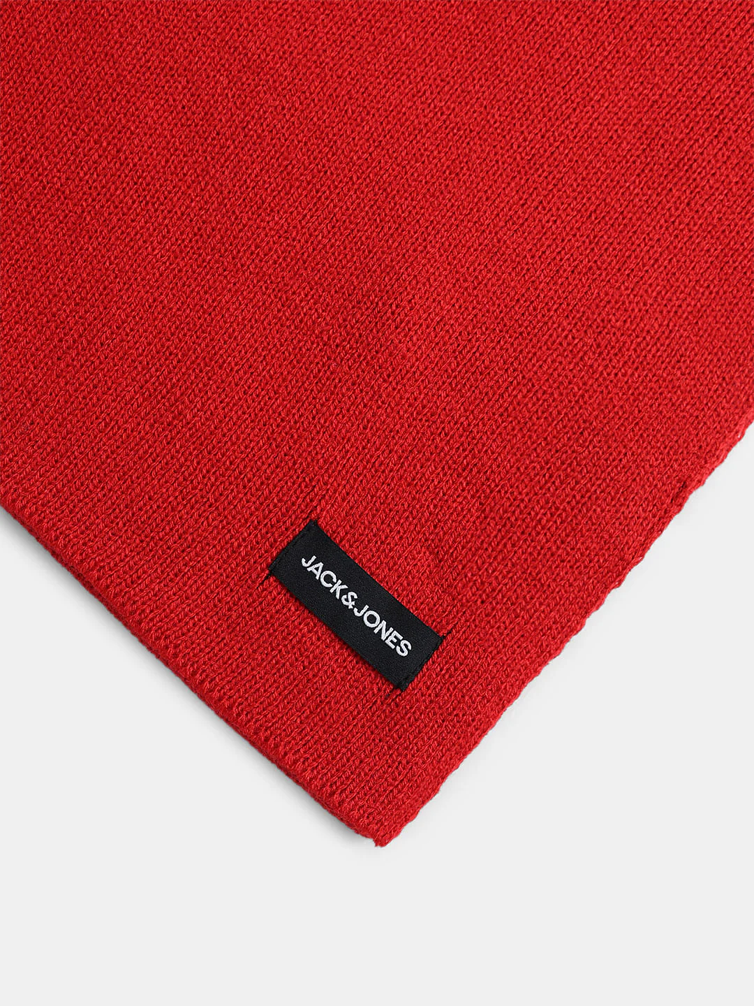 Red Knitted Scarf - Image 3