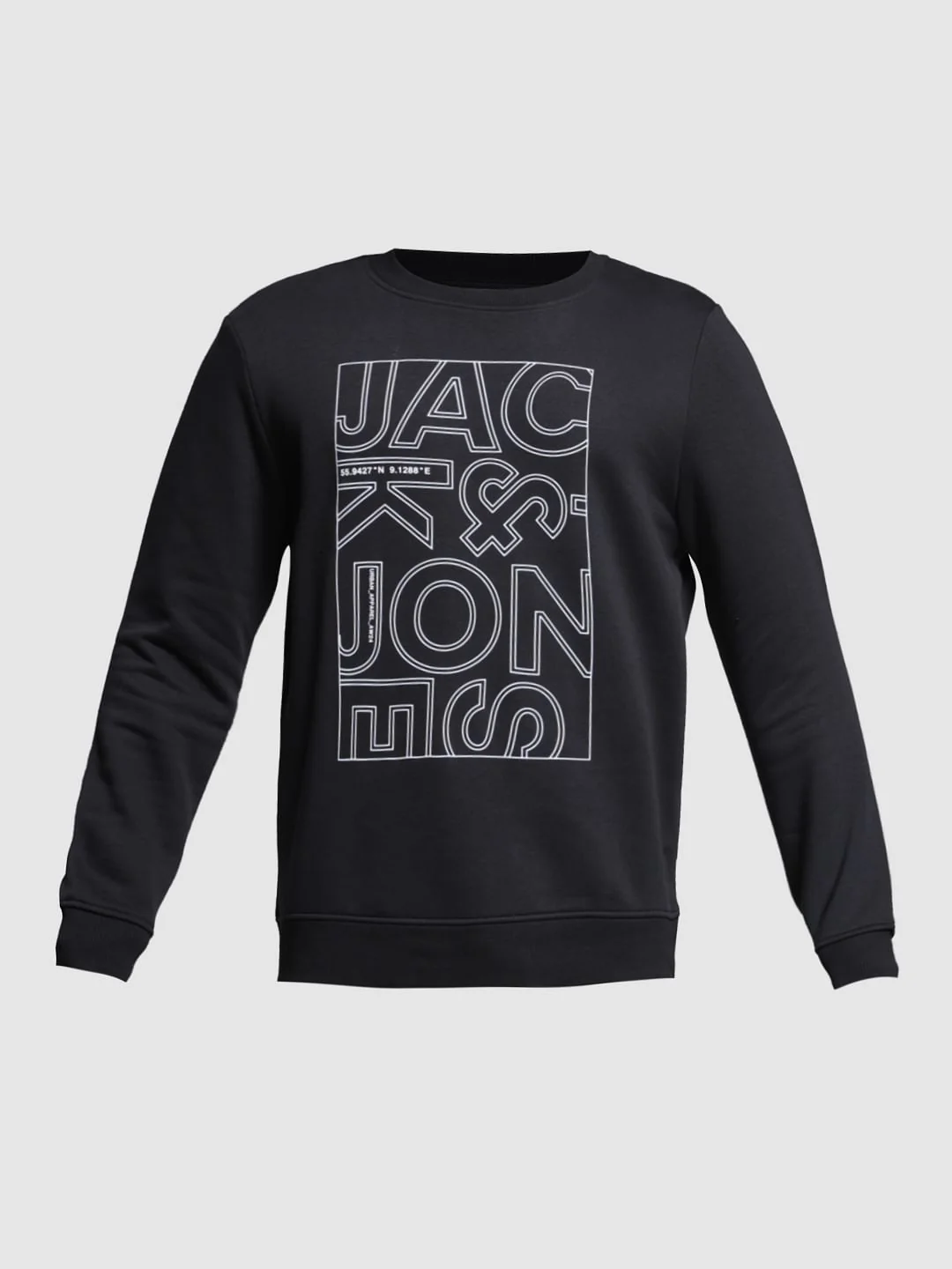 Black Typographic Logo Sweatshirt - Image 7