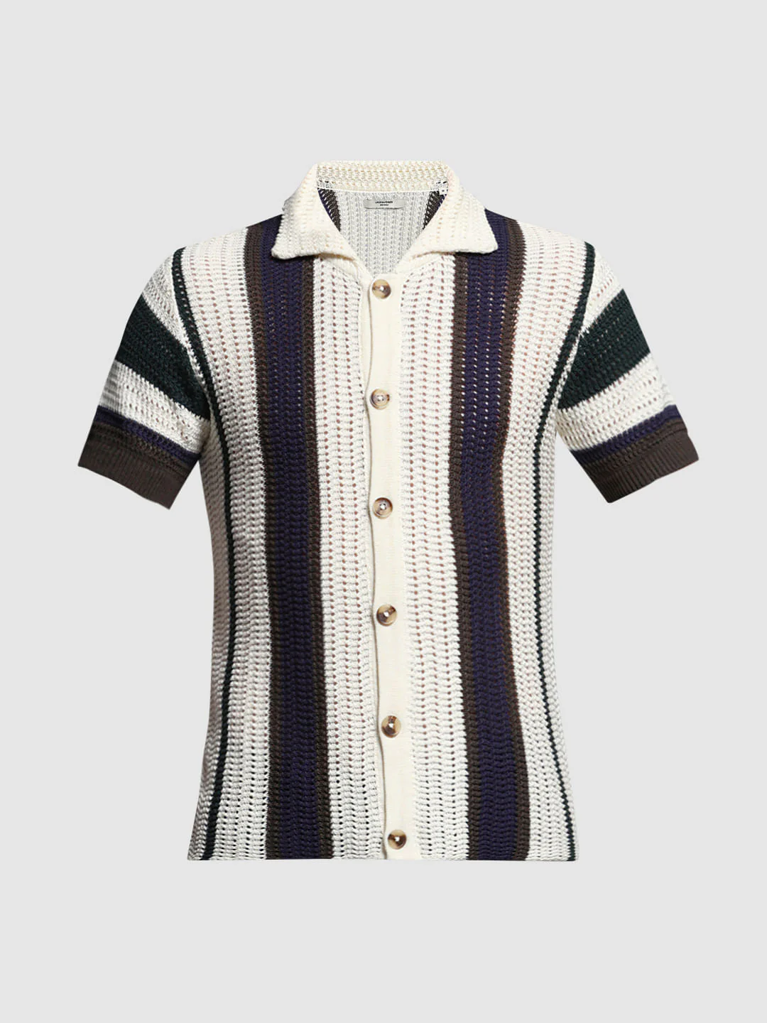 WHITE VERTICAL STRIPED SHIRT - Image 7