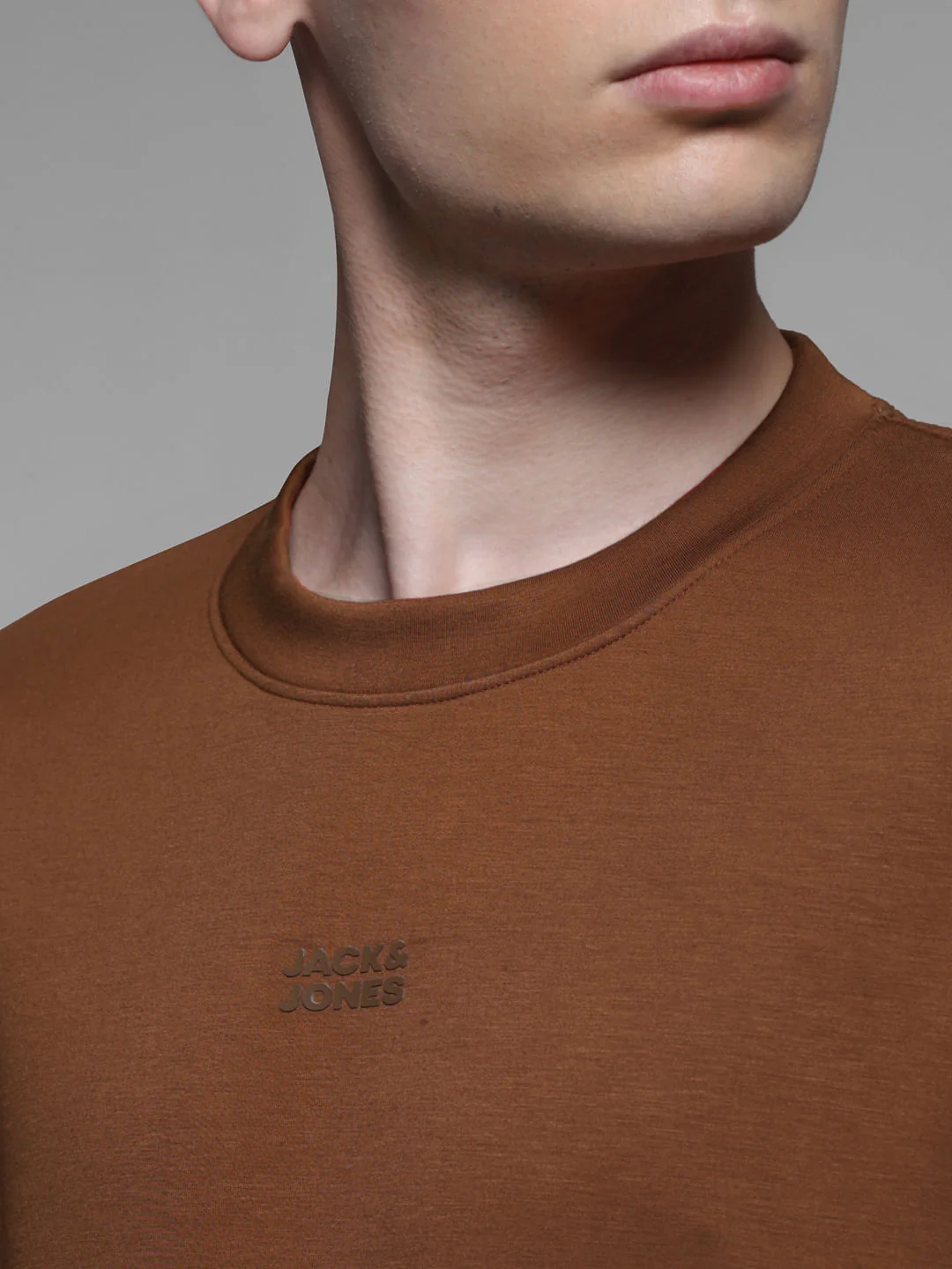BROWN LOGO PRINT SWEATSHIRT - Image 5
