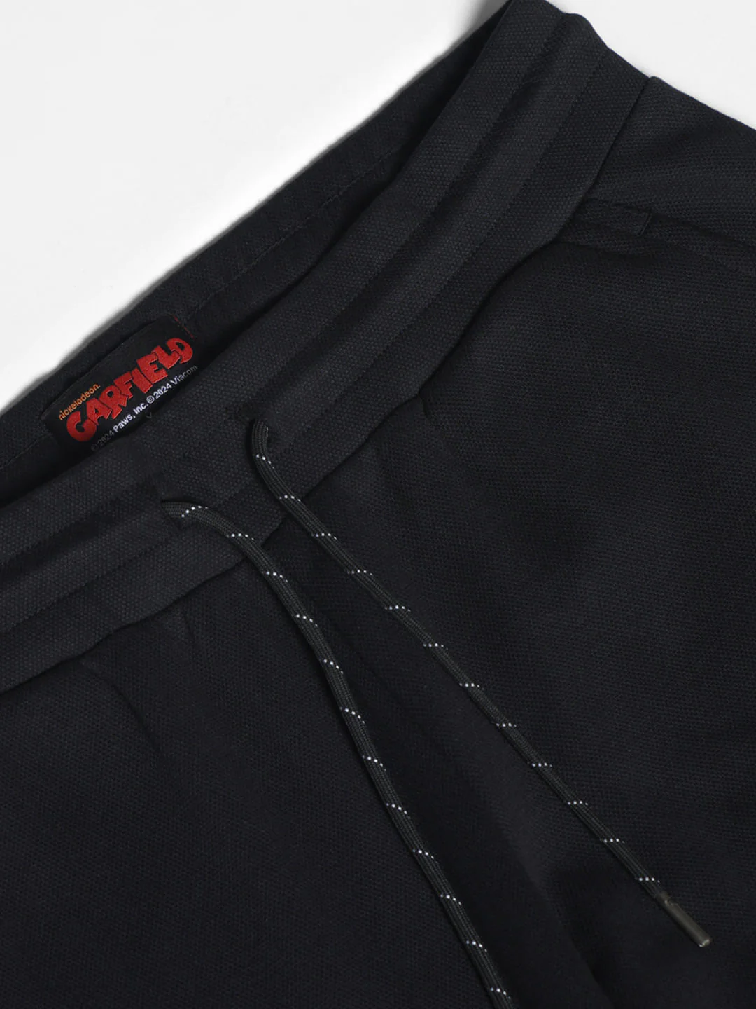 X GARFIELD Black Applique Printed Sweatpants - Image 6