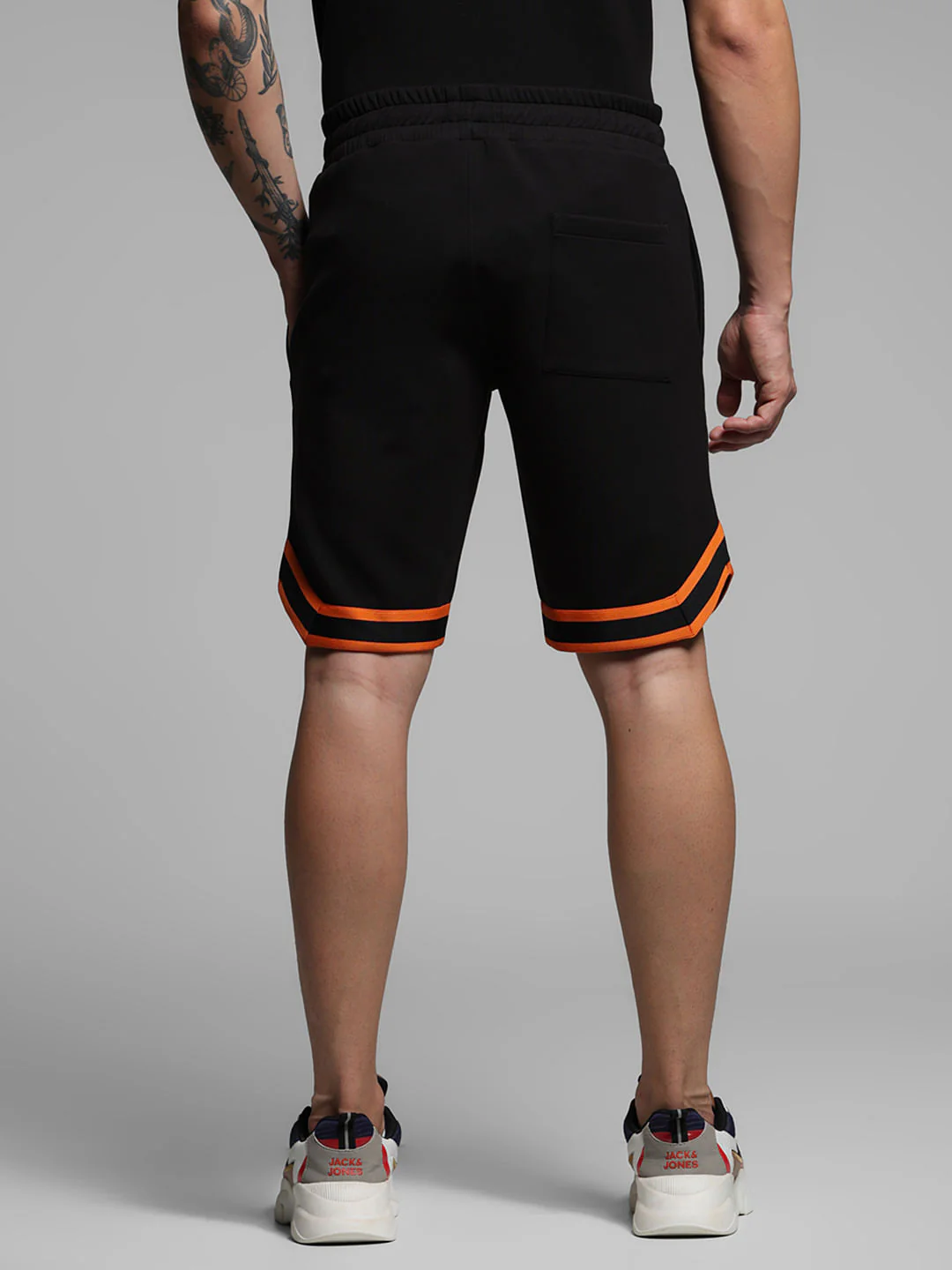Black Varsity Co-ord Set Shorts - Image 3