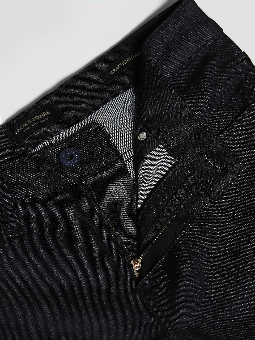Black Low Rise Glenn Slim Fit Jeans - Image 5