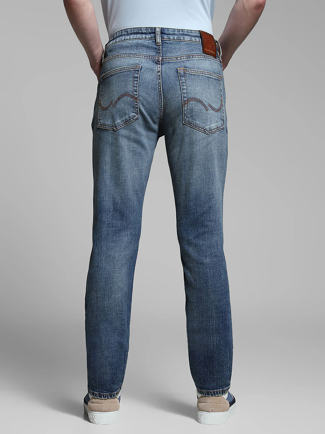 Blue Low Rise Tim Anti Fit Jeans - Image 3