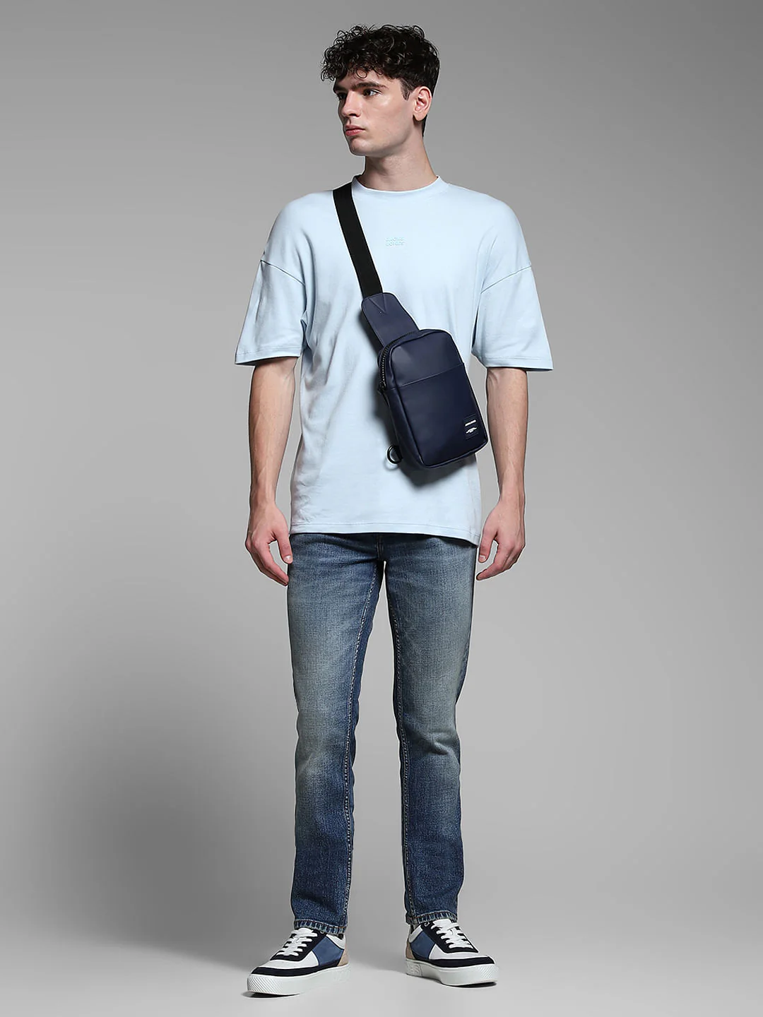 Blue Low Rise Tim Anti Fit Jeans - Image 7