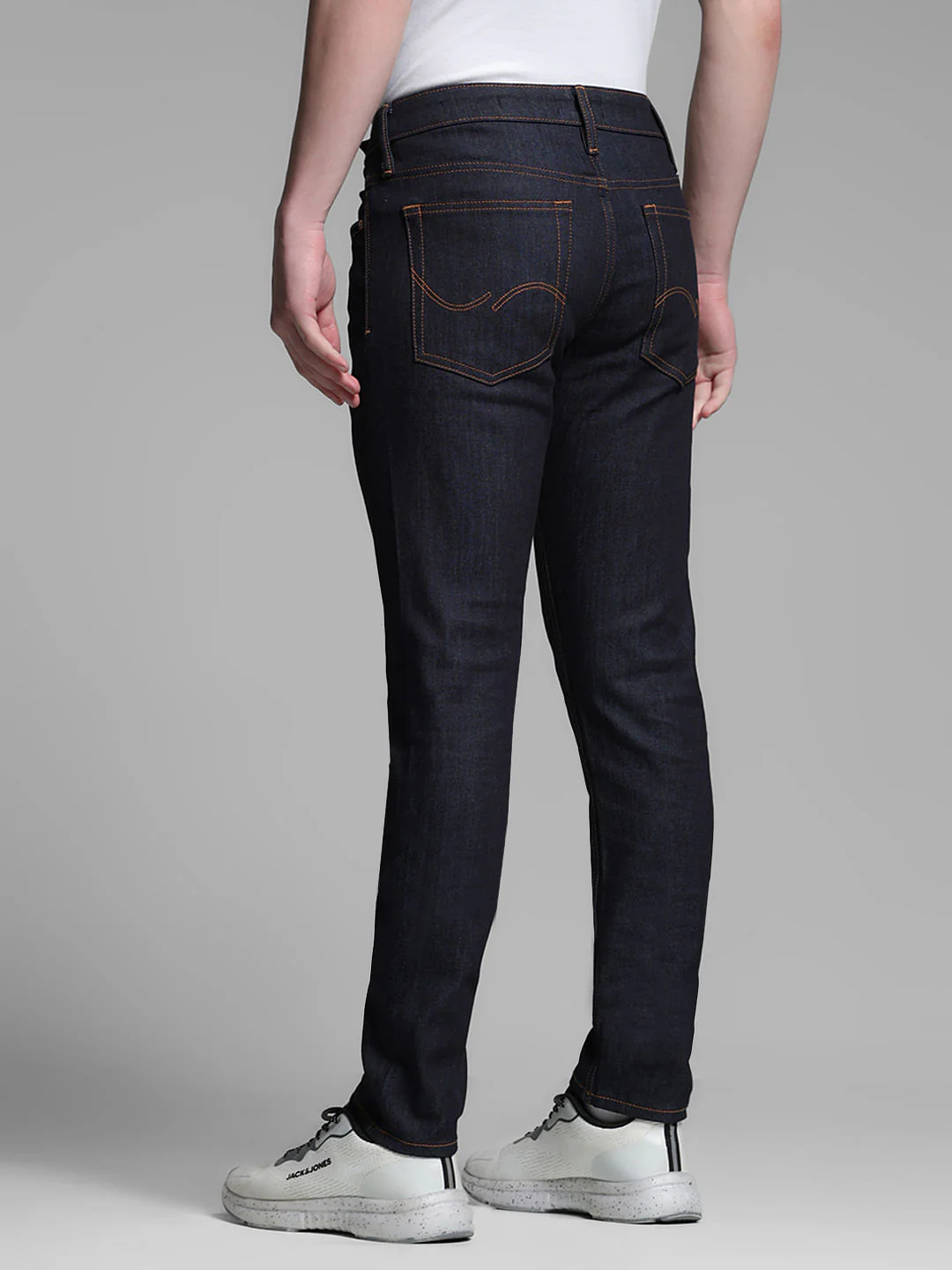 Dark Blue Low Rise Glenn Slim Fit Jeans - Image 3