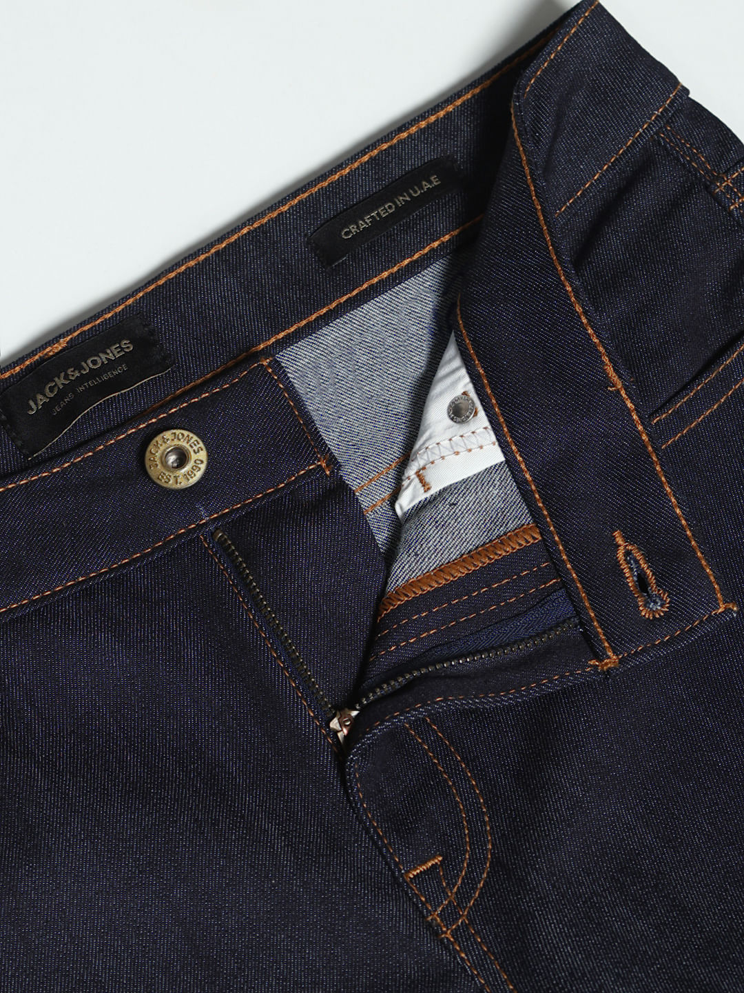 Dark Blue Low Rise Glenn Slim Fit Jeans - Image 6