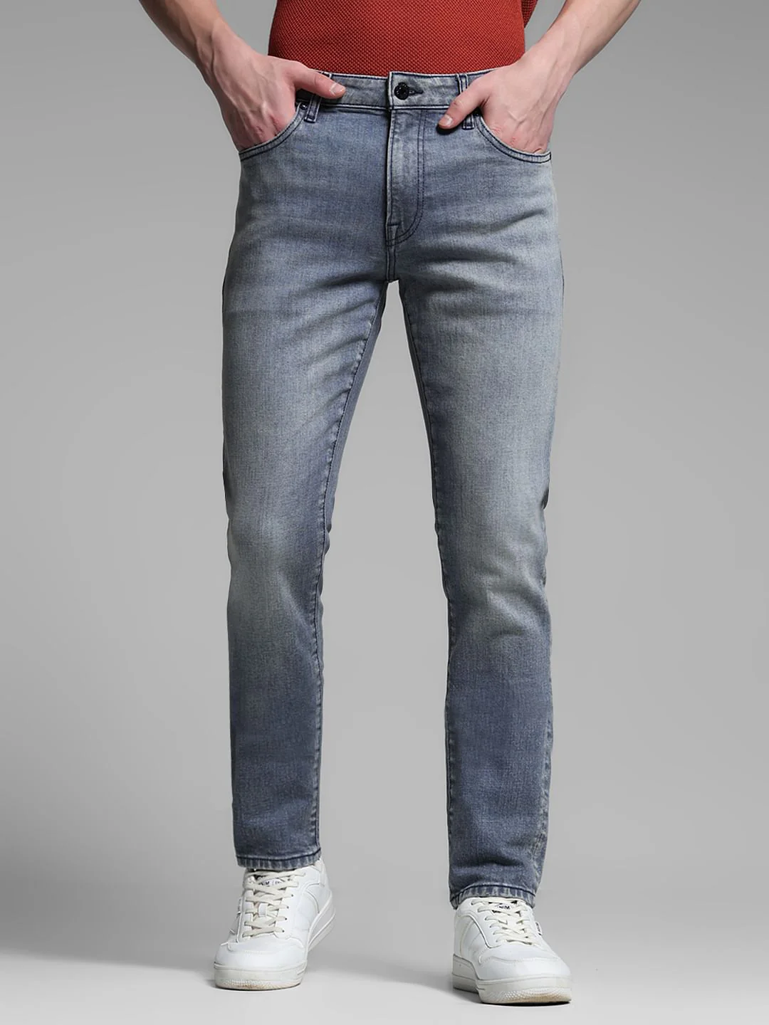 Blue Low Rise Ben Skinny Fit Jeans
