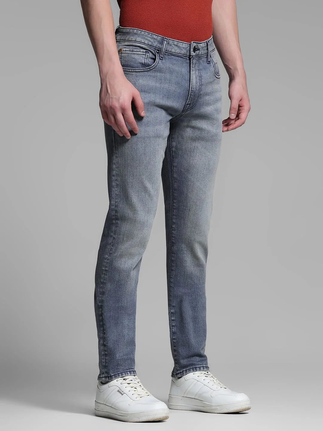 Blue Low Rise Ben Skinny Fit Jeans - Image 2