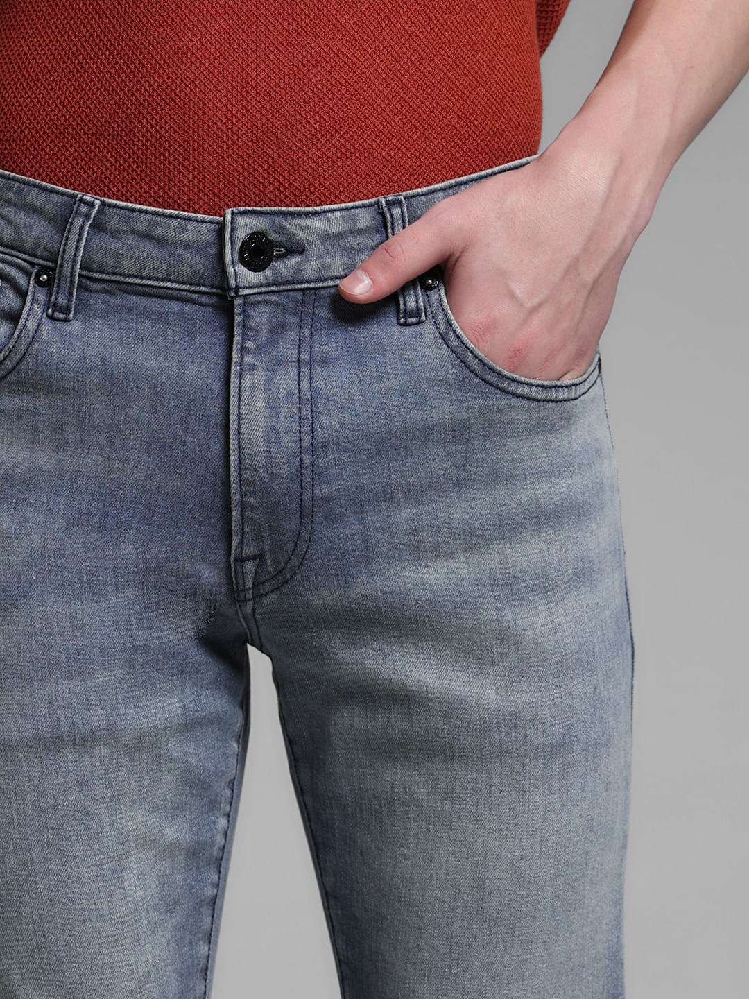 Blue Low Rise Ben Skinny Fit Jeans - Image 4