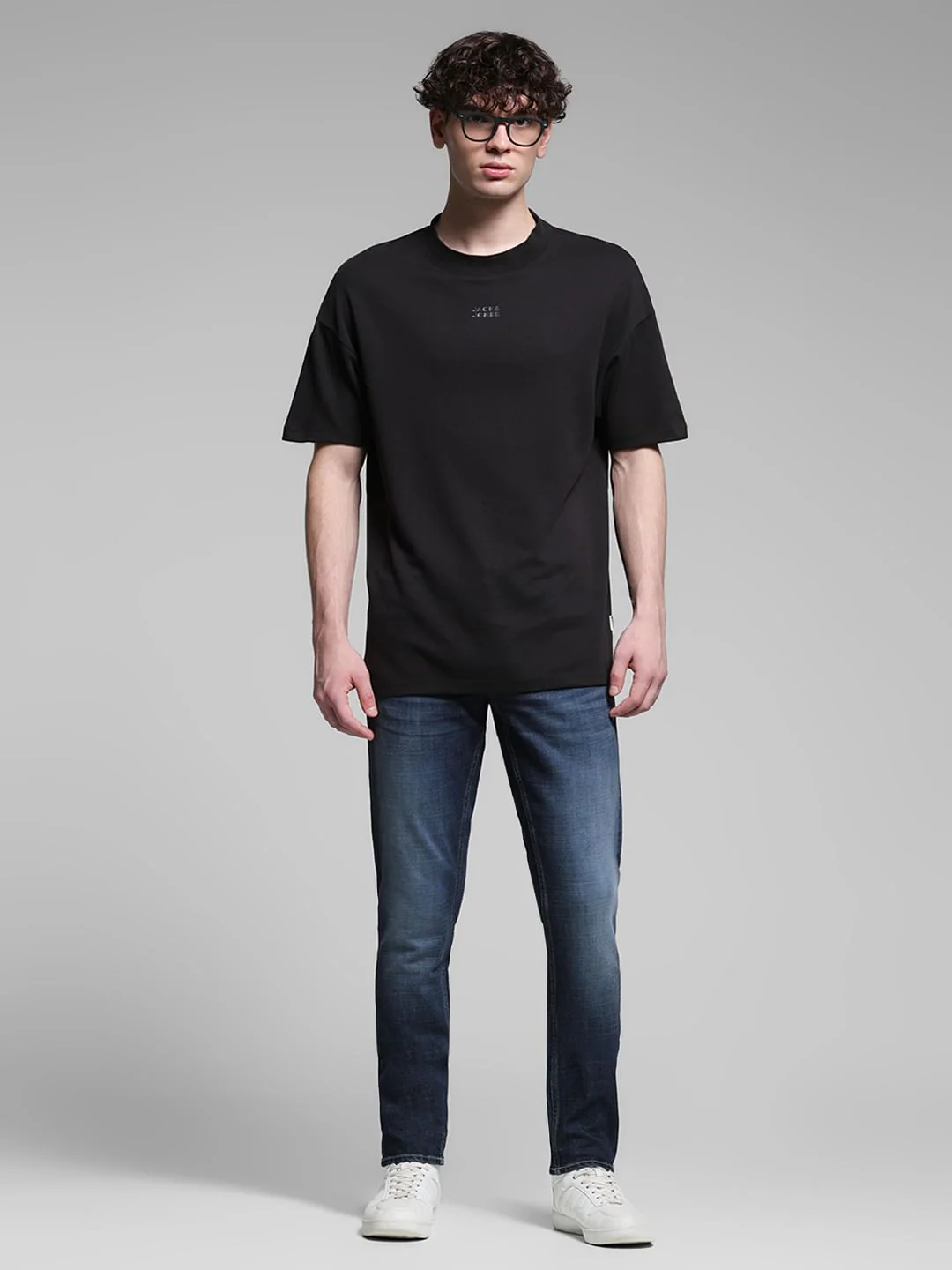 Dark Blue Low Rise Glenn Slim Fit Jeans - Image 6