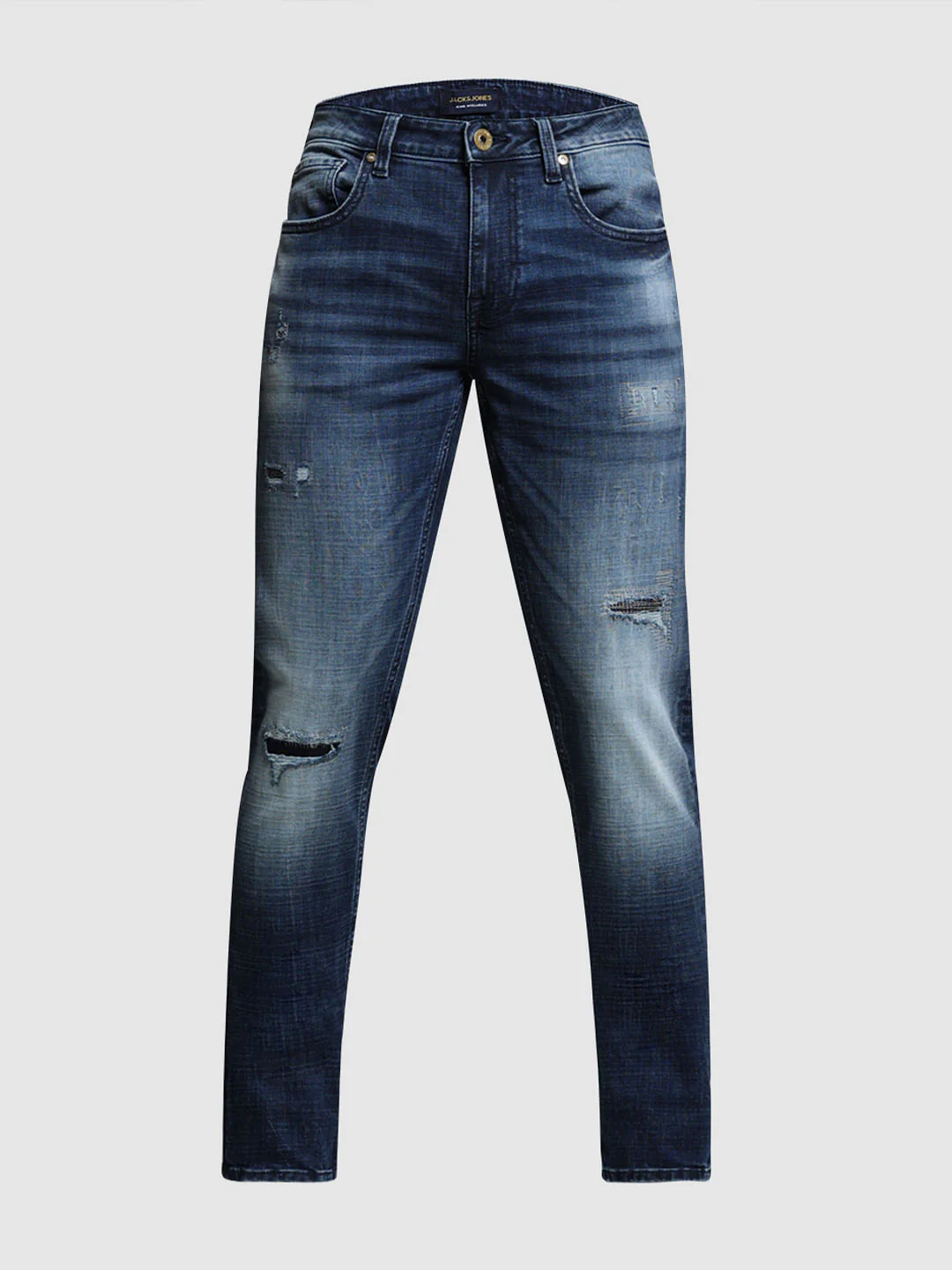 Blue Low Rise Glenn Slim Fit Jeans - Image 7
