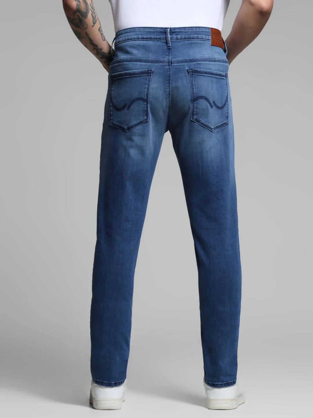 Blue Low Rise Ben Skinny Jeans - Image 3