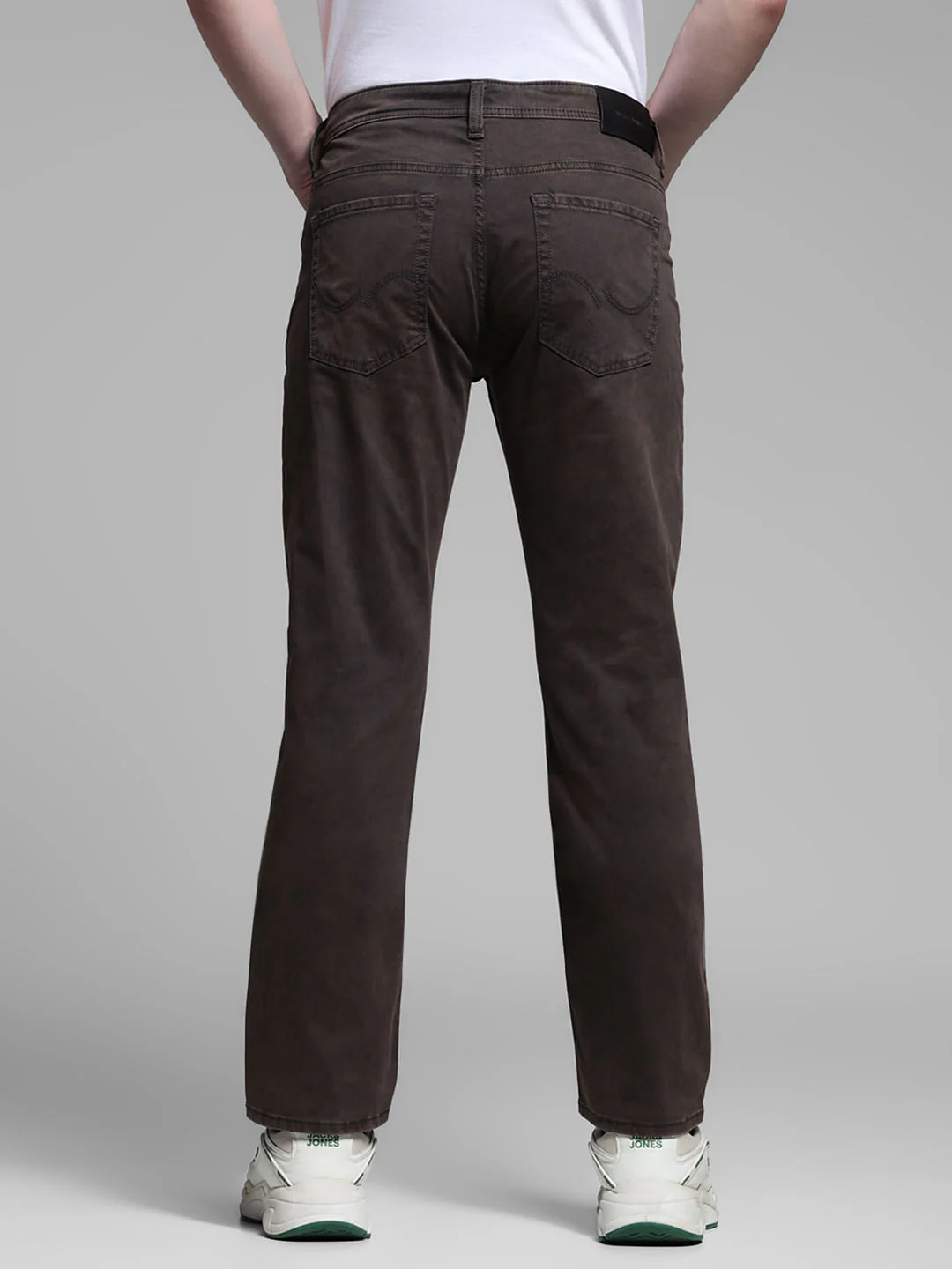BROWN LOW RISE CLARK REGULAR FIT JEANS - Image 3