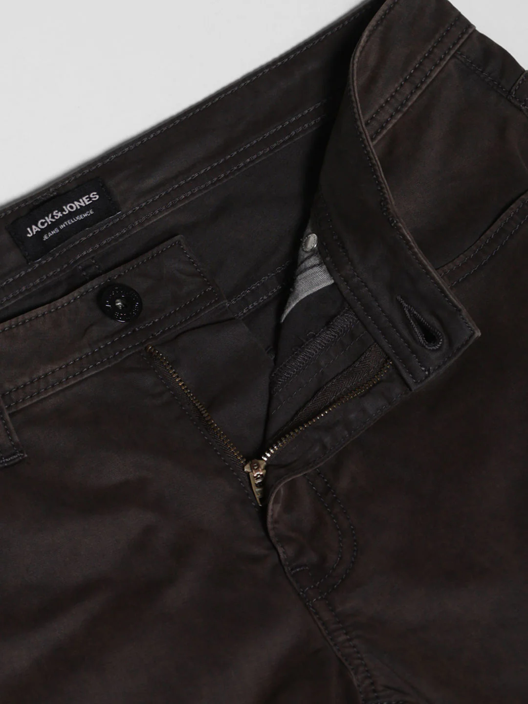 BROWN LOW RISE CLARK REGULAR FIT JEANS - Image 5