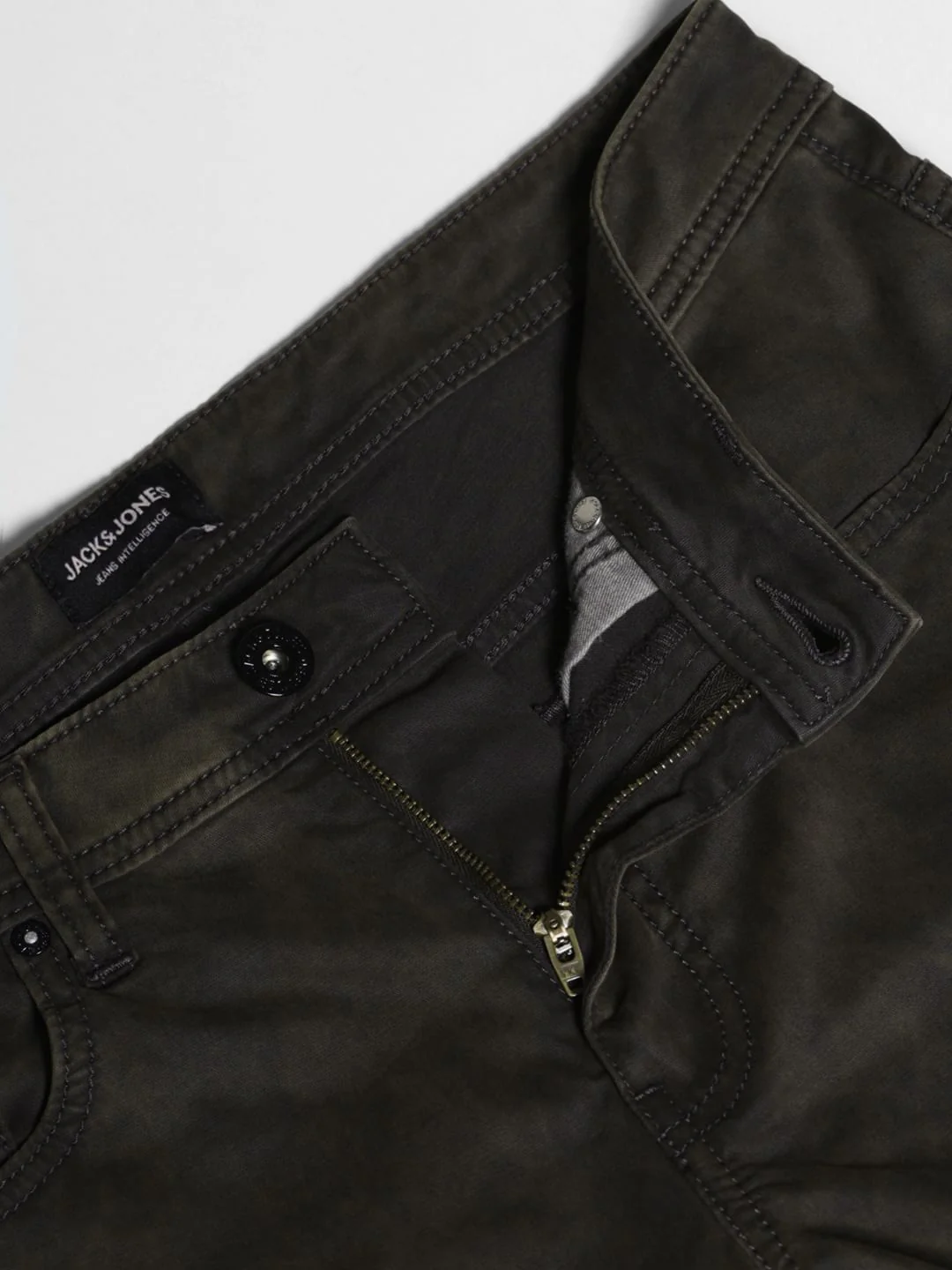 BROWN LOW RISE GLENN SLIM FIT JEANS - Image 5