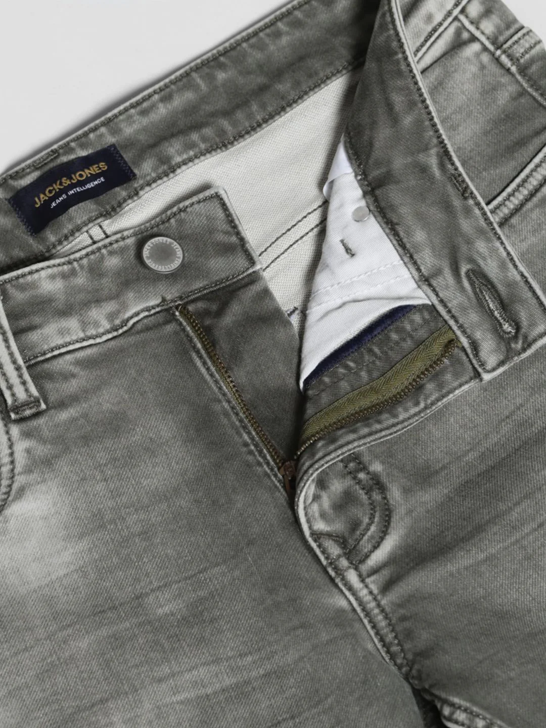 Grey Low Rise Glenn Knitted Slim Fit Jeans - Image 5