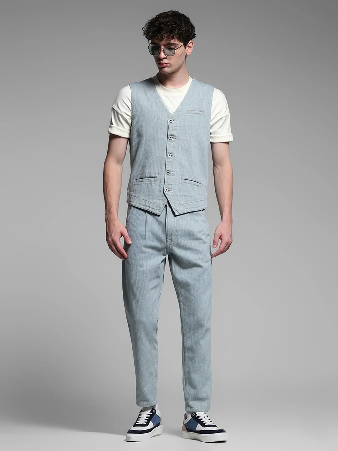 GREY LOW WAIST JEANS - Image 6