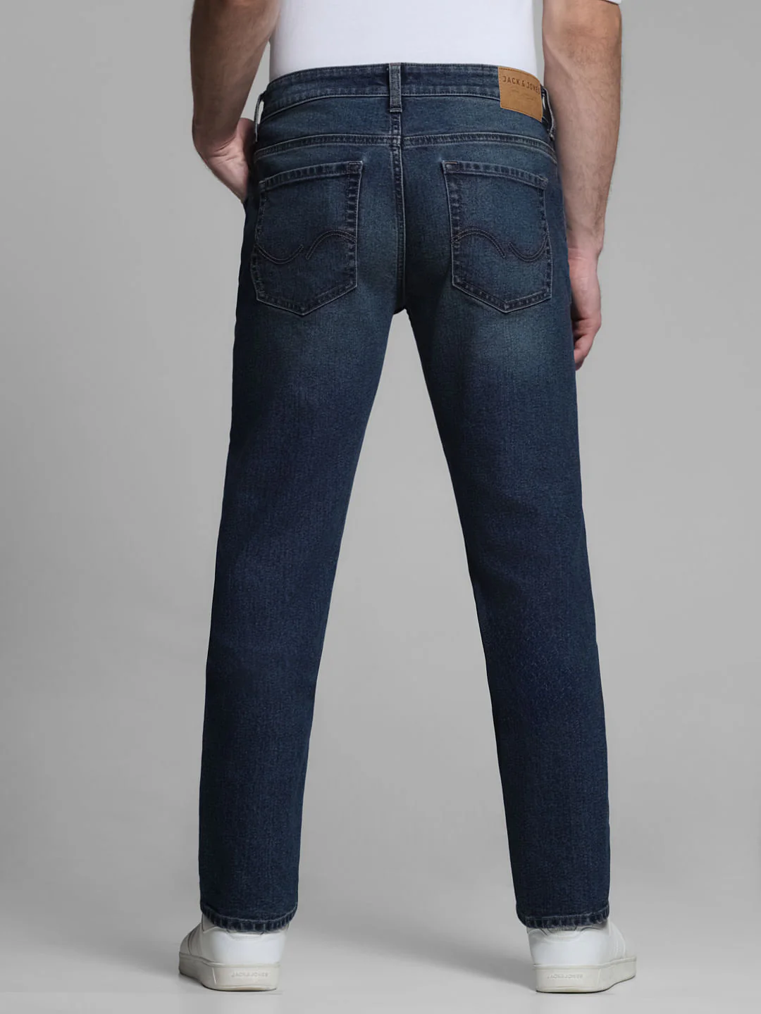 Blue Washed Clark Regular Fit Jeans - Image 3