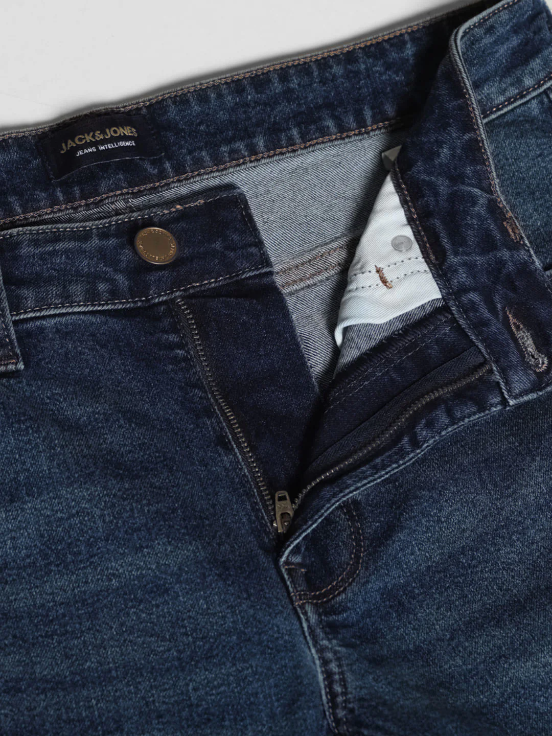Blue Washed Clark Regular Fit Jeans - Image 5