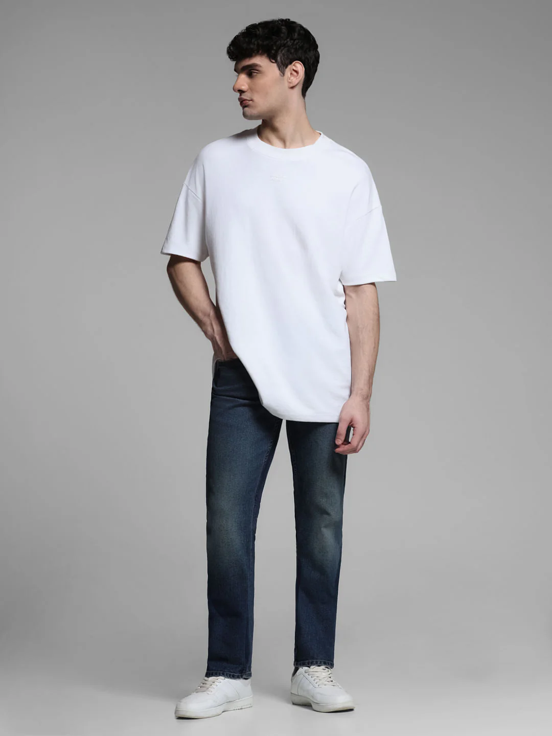 Blue Washed Clark Regular Fit Jeans - Image 6